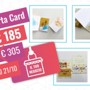 Promo Gift Card e porta Card, sconto fino al 40%