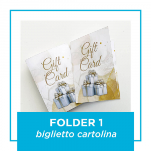 Porta Card Folder 1 - biglietto Cartolina